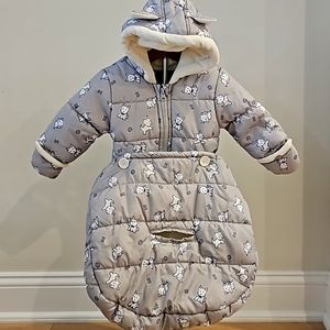 London fog baby jacket foot warmer